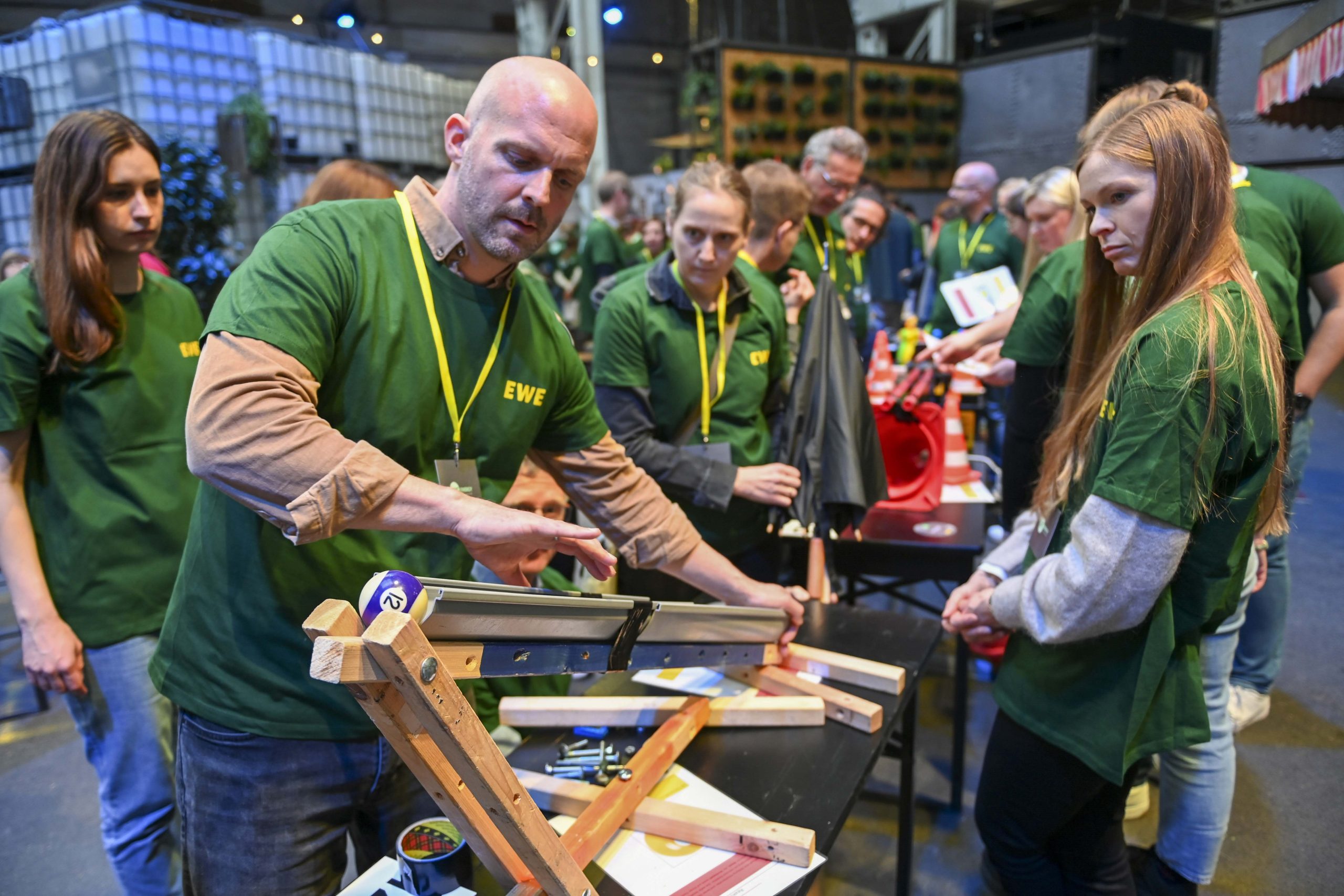 EWE Teambuilding Kettenreaktion