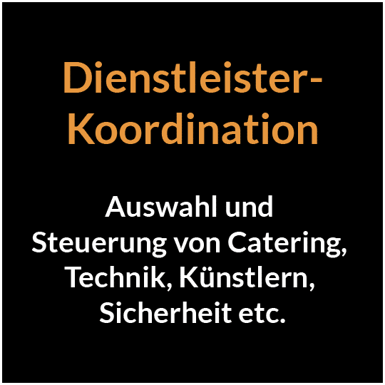 Projektmanagement und Dienstleister-Koordination
