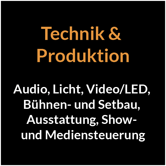 Veranstaltungstechnik und Produktion für Events
